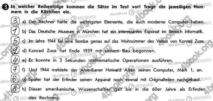 ГДЗ Німецька мова 10 клас сторінка Стр64 Впр3